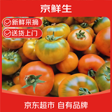 京鲜生 山东草莓西红柿净重3斤单果50g+生吃铁皮柿子水果番茄源头直发