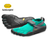 Vibram五指鞋女运动鞋轻便透气赤足跑步鞋健身训练休闲鞋五趾鞋  KSOEVO 绿色/蓝色（建议拍大一码） 37