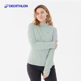 迪卡侬抓绒衣户外徒步运动保暖冲锋衣内胆秋冬摇粒绒外套女-4925550
