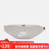 耐克NIKE男女腰包 单肩包斜挎包胸包休闲包DB0490-104 灰白均码