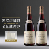 露颂守望红酒法国原瓶进口勃艮第金丘干红葡萄酒AOC黑皮诺年货礼盒送礼