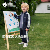 贝肽斯儿童套装春秋新款男童女童休闲外套卫衣卫裤子两件套运动宝宝套装