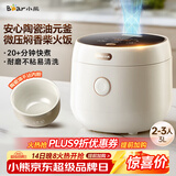 小熊（Bear）电饭煲 电饭锅 家用2-3人一键快煮智能防溢可预约陶瓷油元釜柴火饭米饭锅3L DFB-C30L3