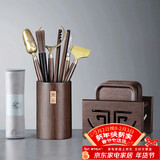 尚言坊茶杯垫茶道功夫茶具配件茶盘茶桌摆件实木隔热垫茶托底托茶杯垫托