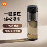 米家（MIJIA）磁弹泡茶杯 磁吸茶仓杯 Tritan材质茶水分离杯 运动塑料水杯800mL