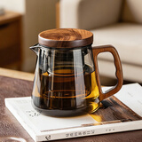 泥也茶壶泡茶壶家用2026新款玻璃茶壶茶水分离茶壶泡茶家用办公泡茶器
