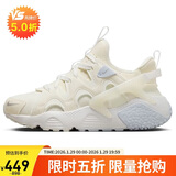 耐克NIKE女子休闲鞋气垫HUARACHE秋款运动鞋DQ8031-101顶峰白36