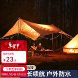 原始人（The Primitive） 户外露营灯野营照明氛围天幕帐篷灯串led超长续航装饰用品串灯带 10米80灯-白色磨砂球（电池款）