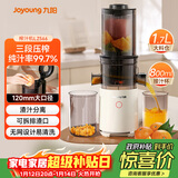 九阳（Joyoung）原汁机三段压榨家用多功能大口径电动冰淇淋机全自动冷压榨果汁果蔬机渣汁分离Z12-LZ566 