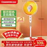 长虹（CHANGHONG）取暖器家用小太阳电暖器电暖气取暖烤火炉落地电热两档调节速热倾倒断电可摇头DN-XJ08