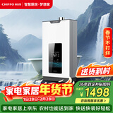 前锋（CHIFFO）燃气热水器 微火苗速热智能控温 家用节能变升强排式厨卫通用天然气热水器JSQ25-XD560