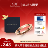 丹尼尔惠灵顿（DanielWellington）dw戒指男 经典系列情侣戒指 玫瑰金68号情人节礼物送男友DW025