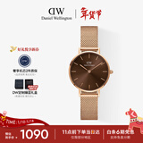 丹尼尔惠灵顿（DanielWellington）DW女士手表轻奢流金小众石英钢带欧美女款腕表生日新年礼物送女生
