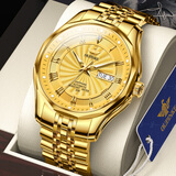 劳力士2026新款瑞士原装手表男士全自动机械表防水夜光高档男表 R3207全金金盘+进口机芯