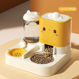 憨憨乐园宠物猫碗自动喂食器猫咪饮水机狗狗食盆喝水吃饭一体猫粮狗粮用品