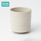 NITORI宜得利家居 单杯茶盏酒杯家用日式陶瓷茶具茶壶茶碗茶杯 220ml茶杯 S 象牙白