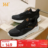 361°运动鞋男冬季皮革面防泼水休闲老爹通勤跑步鞋子男672336702F-3