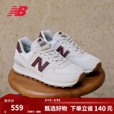 NEW BALANCE NB574官方休闲鞋女鞋复古舒适秋冬透气网鞋礼物轻便百搭运动鞋 米白色 WL574RCF 36 (脚长22.5cm)尺码详询客服