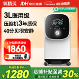 氧精灵3L升医用制氧机家用吸氧机十大牌子老人孕妇便携式氧气机312W