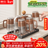 帅仕（shuaishi）不锈钢沥水杯架子置物架玻璃杯架倒挂茶杯红酒杯架客厅杯子架托盘