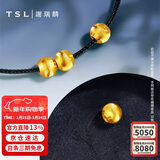 谢瑞麟（TSL）新年礼物黄金转运珠足金路路通百单品不含手绳YS009 约0.25g