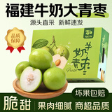 粤迎福建青枣牛奶枣新鲜水果脆甜枣贵妃蜜枣当季孕妇可吃现摘现发 5斤精选果礼盒装【送礼优选】净重4.5斤