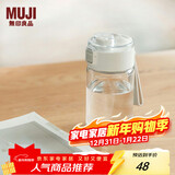 MUJI共聚酯 便携水杯 高颜值塑料杯运动水杯儿童水杯 透明 350ml