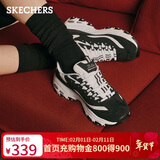 斯凯奇（Skechers）新年礼物奶茶熊女鞋冬厚底增高老爹鞋百搭熊猫鞋休闲运动鞋149906
