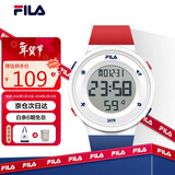 斐乐（FILA）新年礼物手表夜光电子表运动潮流学生表初高中考试表 6557-017
