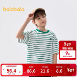 巴拉巴拉童装儿童短袖T恤2025男童女童夏装吸湿速干亲子上衣208225117223