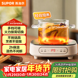 苏泊尔（SUPOR）电陶炉煮茶电磁炉家用电磁炉灶新型迷你小型简易大功率速热轻音火锅围炉煮茶炉C10-CS15