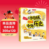 时间线秒记中外历史1000条 漫画图解串联记忆初中高中古代现代世界400万年历史知识文学常识积累大全