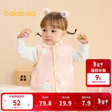 巴拉巴拉童装儿童马甲两面穿背心2025新款秋冬装羊羔绒上衣服男女宝宝衣服