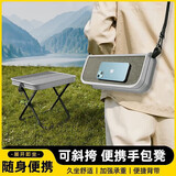 八海鸟小凳子便携式户外折叠椅子迷你马扎随身板凳地铁座椅旅游排队神器