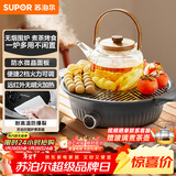 苏泊尔（SUPOR）围炉煮茶电陶炉多功能家用电煮茶炉养生泡茶烧水煮茶器蒸茶器白茶黑茶蒸茶器不挑器具SW-DTL-W1