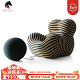 欧洛曼帝创意设计网红明星款妈妈的怀抱休闲椅客厅单人沙发椅阳台懒人躺椅 特大号（120*130*103cm） 一体成型定型绵+进口微弹针织布