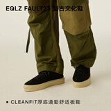 EQLZ义阔官方FAULT23复古美式风板鞋男款休闲鞋子女黑白耐磨无中生有 幽灵黑 44