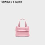 CHARLES&KEITH芭蕾蝴蝶结凯莉包手提斜挎包女生日礼物送女友CK2-10151494 CK2-10151494-A粉红色Pink 小包