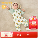 巴拉巴拉婴儿连体衣宝宝新生儿衣服爬服哈衣2025撞色时尚可爱209325120202