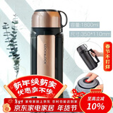 乐扣乐扣（LOCK&LOCK）保温壶304不锈钢保温保冷水壶户外露营旅行壶1.8L金色
