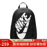 耐克（NIKE）男女双肩包背包 大容量旅行包电脑书包休闲包DV1296-010 黑白