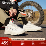 斐乐（FILA）FUSION 斐乐潮牌篮球鞋女鞋低帮篮球文化鞋复古休闲鞋老爹鞋 燕麦色-T12W941206AOM 35.5