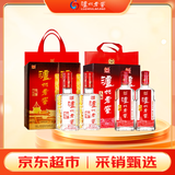 泸州老窖 老头曲500ml*2瓶+六年窖头曲500ml*2瓶(含礼袋）宴请送礼