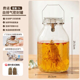 喜碧（Scybe）（Scybe）玻璃泡酒瓶自动排气泡酒专用罐食品级密封罐费诺5L
