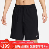 耐克NIKE男子春夏梭织短裤 运动休闲 凉爽轻便FN2999-010黑色 2XL