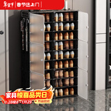 安尔雅 简易鞋柜经济型简约防尘小鞋架子多层组装塑料收纳柜玄关柜