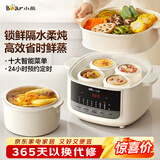小熊（Bear）电炖盅隔水炖汤盅电炖锅燕窝炖盅煲汤炖汤陶瓷全自动家用3-4人炖蒸煮一体多功能锅4.1L DDZ-J25H5