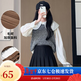 萝美酱百褶裙女秋冬短裙jk制服毛呢裙子学院风高腰时尚a字半身裙小个子 黑色常规款（加厚毛呢面料） XL 【建议115-125斤】