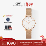 丹尼尔惠灵顿（DanielWellington）DW女士手表轻奢流金小众石英钢带欧美女款腕表生日新年礼物送女生
