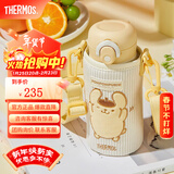 膳魔师（THERMOS）316L不锈钢保温杯保冷杯联名图案款生日礼物学生水杯 TCMO 布丁狗-淡黄350ml赠背包